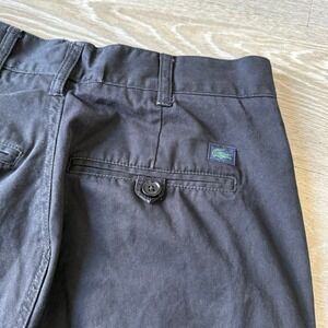 Lacoste Chino Pants Mens Size 32 Black Straight‎ Leg Casual Preppy Croc